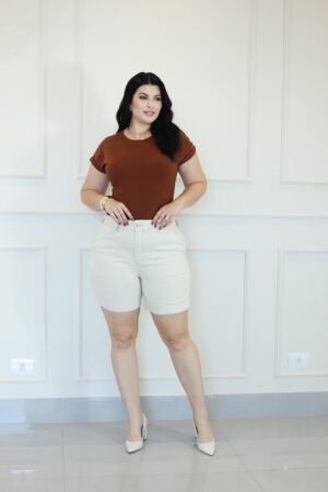 Short Linho Meia Coxa La Fenithi