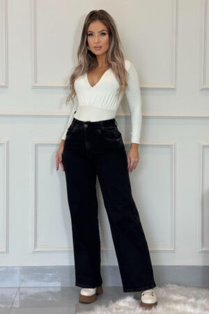 Calça Jeans Wide Leg