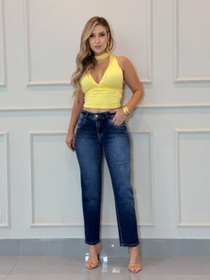 Calça Jeans Feminina Reta